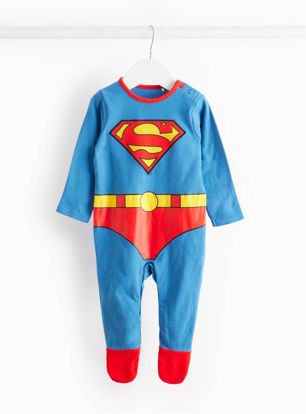 Novelty Superman Sleepsuit Up to 1 mth